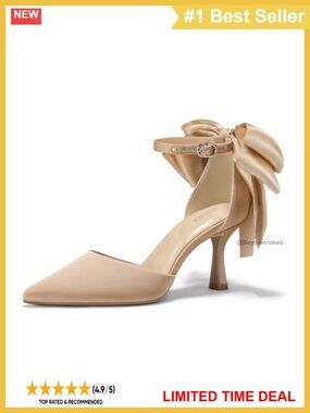 Women's Satin Closed Toe Stiletto Heel Formal Pumps for Wedding